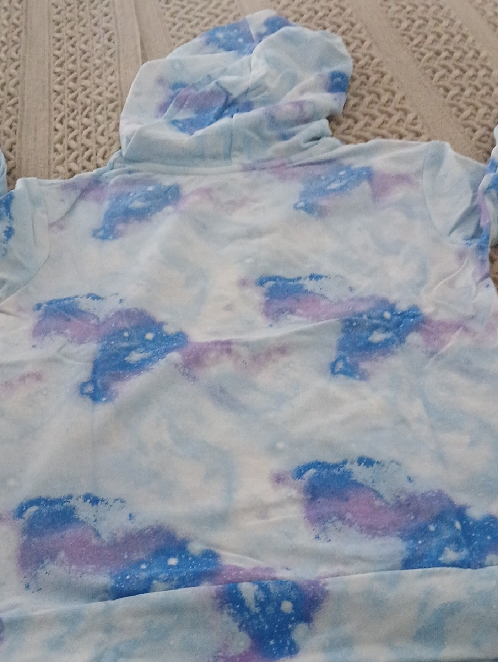 NWT KIDS SZ 6/6X LEGO STAR WARS HOODED TIE DYE GROGU Lightweight - Picture 5 of 6